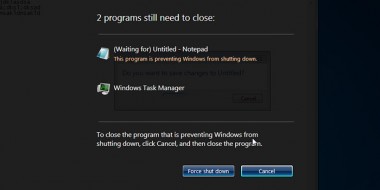 چگونه پیغام تایید بستن برنامه ها هنگام خاموش و ریستارت شدن ویندوز را حذف کنیم How to shut down Windows without prompting Force Shutdown