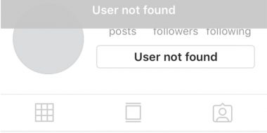 بررسی: دلایل و معنی ارور User Not Found در اینستاگرام چیست؟