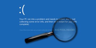 رفع ارور Bad Pool Header و Bad Pool Caller صفحه آبی ویندوز 10 و 8