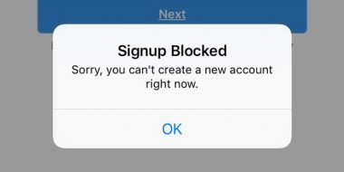 رفع مشکل ثبت نام و ارور Signup Blocked در اینستاگرام
