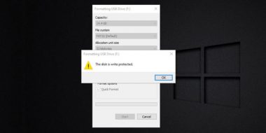 حل مشکل ارور The Disk is Write Protected ویندوز 10 ، 8 و 7