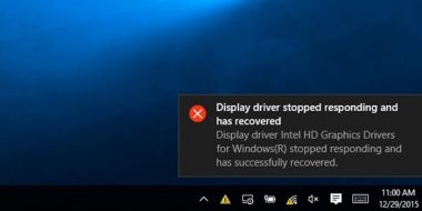 رفع ارور Display Driver has Stopped Responding ویندوز 10 ، 8 و 7