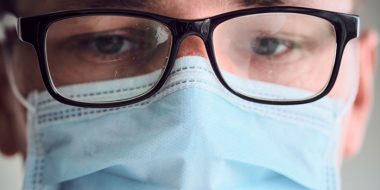 جلوگیری بخار کردن شیشه عینک در هنگام ماسک زدن