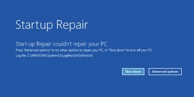 رفع مشکل پیغام Startup Repair ویندوز 10 ، 8 و 7