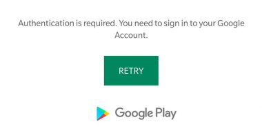 آموزش 8 روش رفع ارور Google Play Authentication is Required