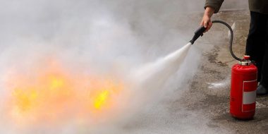آموزش تصویری نحوه استفاده از کپسول آتش نشانی