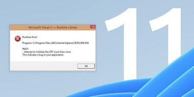آموزش 10 روش رفع ارور Runtime Error ویندوز 11