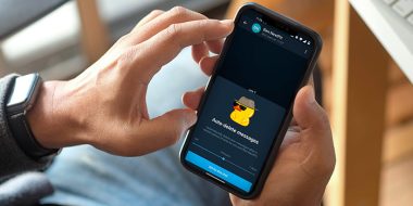 آموزش تصویری تنظیم حذف خودکار پیام در تلگرام