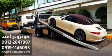 حمل خودرو های میلیاردی بازیکنان پرسپولیس در خودروبر امید