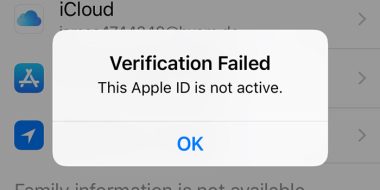 آموزش 5 روش رفع ارور This Apple ID is Not Active آیفون