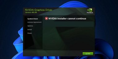 آموزش 11 روش رفع ارور NVIDIA Installer Cannot Continue