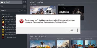 آموزش 6 روش حل مشکل ارور Steam_api64.dll