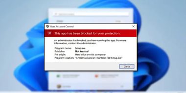 آموزش 8 روش رفع ارور This App Has Been Blocked For Your Protection ویندوز