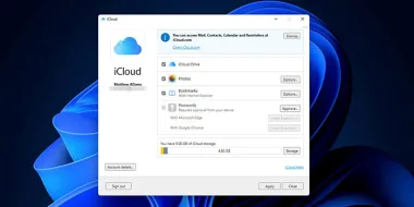 راهنما کامل استفاده و نصب آیکلود (iCloud) روی ویندوز 11