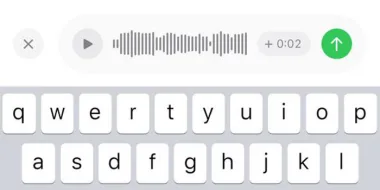 آموزش کامل ارسال ویس در ای مسیج آیفون (iMessage)