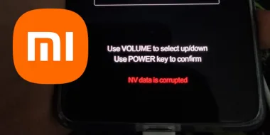آموزش حل مشکل ارور nv data is corrupted (تست شده) گوشی شیائومی