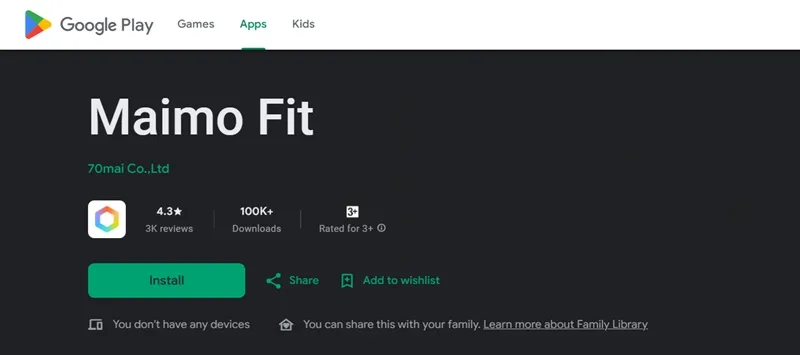 برنامه جایگزین mibro fit در گوشیهای هوشمند
