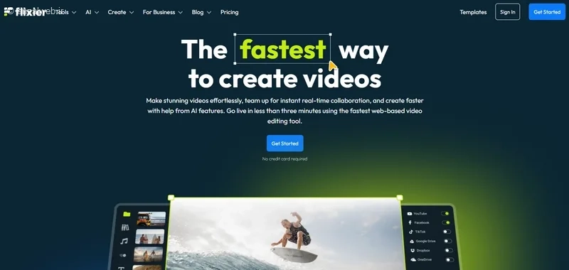 Flixier هوش مصنوعی برای ترجمه ویدیو یوتیوب