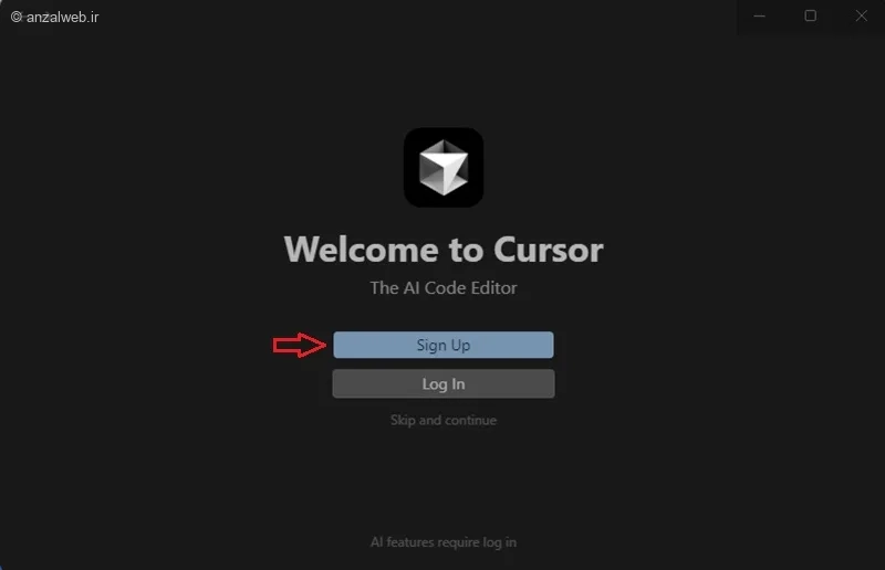 نصب هوش مصنوعی cursor