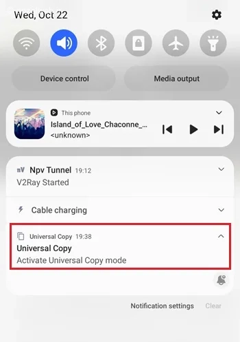 برنامه کپی کپشن اینستاگرام برای اندروید Universal Copy