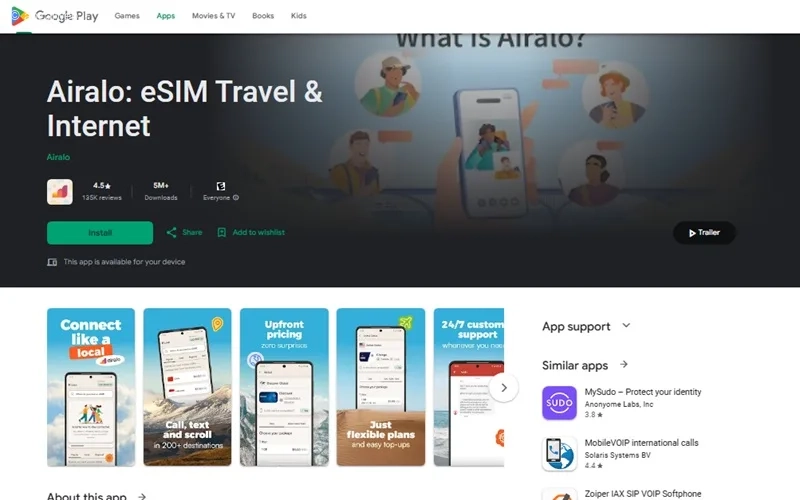 سیم کارت مجازی برای سفر به ترکیه با برنامه airalo