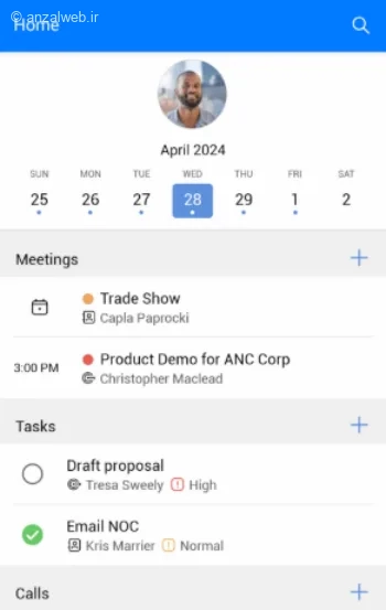 نرم افزار CRM برای اندروید خارجی