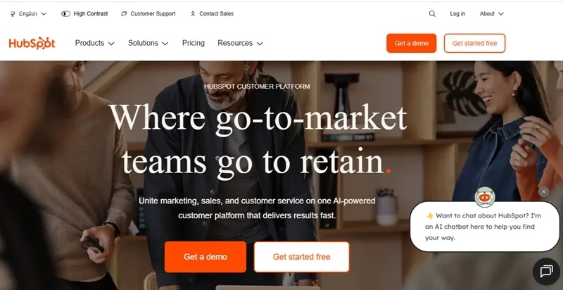 پلتفرم اتومیشن مارکتینگ Hubspot