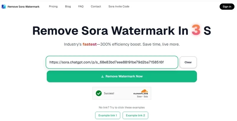 حذف واترمارک سورا در remove sora watermark
