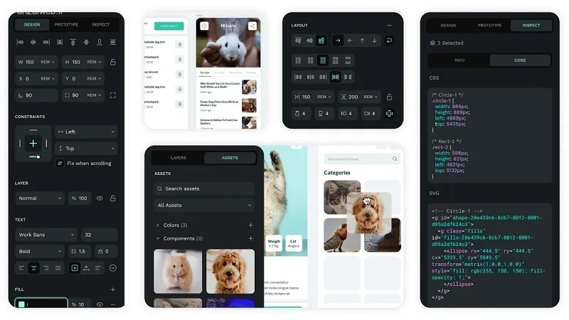 Penpot، نرم افزار طراحی رابط کاربری، پروتوتایپ و UX جایگزین Adobe XD