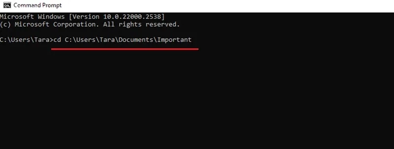 حذف دائمی فایل&zwnj; ها در ویندوز ۱۱ با استفاده از Command Prompt