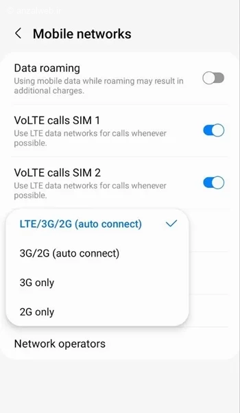 اتصال به اینترنت 4G ایرانسل