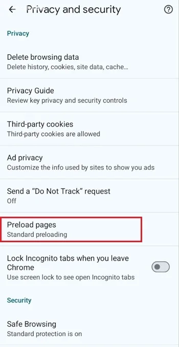 کاهش مصرف اینترنت کروم با غیرفعال کردن Preload Pages