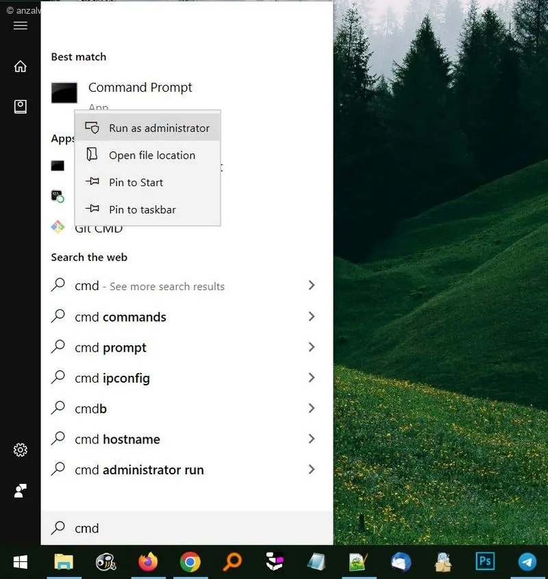 استفاده از دستور flush dns در CMD