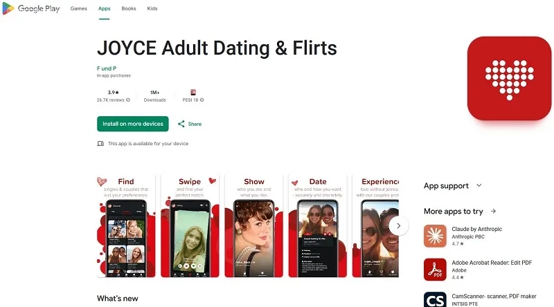 پلتفرم دوست یابی و چت JOYCE