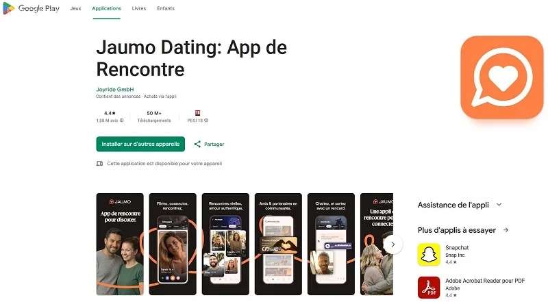 چت و دوستیابی با افراد محلی در برنامه JAUMO