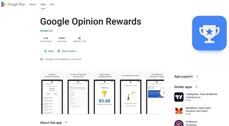 استفاده از برنامه Google Opinion Rewards (مناسب افراد خارج کشور)