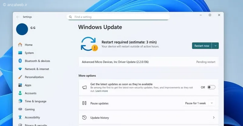 انجام کامل آپدیت&zwnj; های ویندوز و درایورها