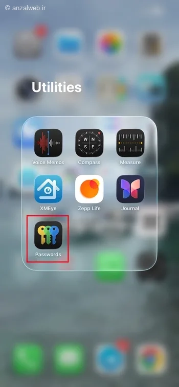 اپ Passwords