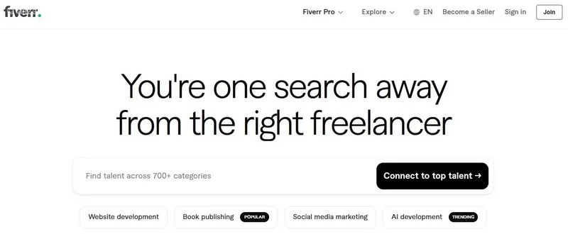 محبوبت ترین سایت فریلنسری جهان، Fiverr