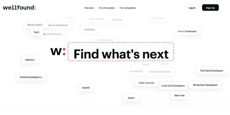 سرویس Wellfound