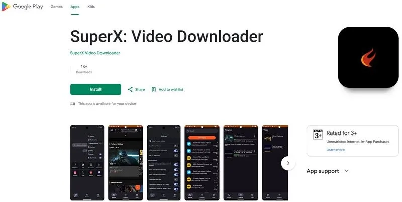 نرم افزار دانلود فیلم SuperX