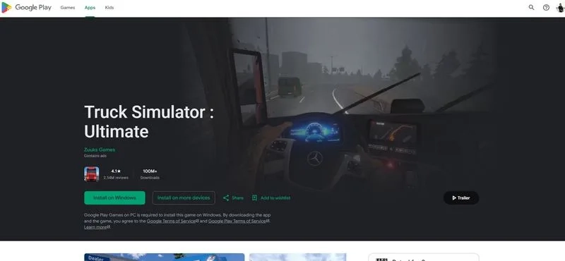بازی کامیون با گرافیک بالا Truck Simulator : Ultimate (اندروید و iOS)