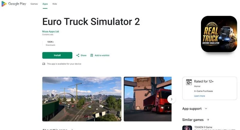 بازی Euro Truck Simulator 2 (PC، استیم و موبایل)