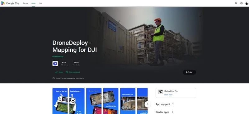 اپ تخصصی DroneDeploy