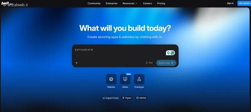 سایت Bolt.new