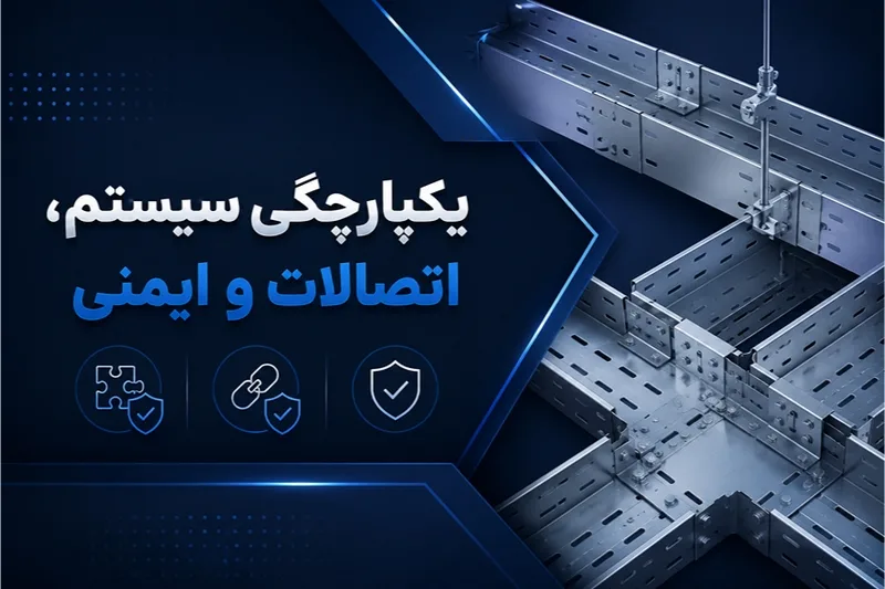 یکپارچگی سیستم، اتصالات و ایمنی در سینی کابل گالوانیزه
