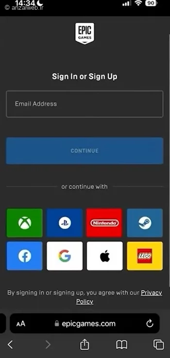 تغییر اسم فورتنایت با حساب Epic Games