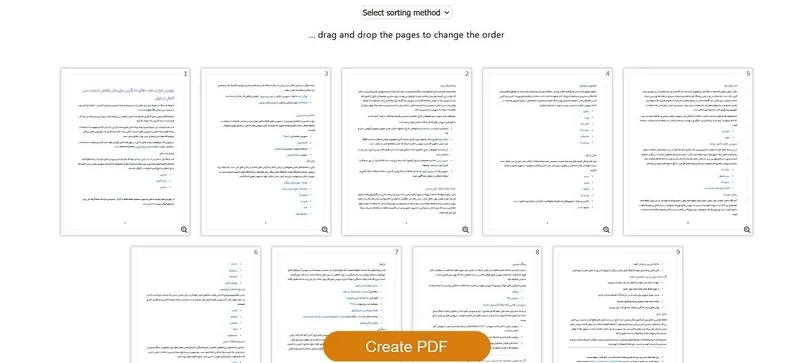 تعداد صفحات فایل