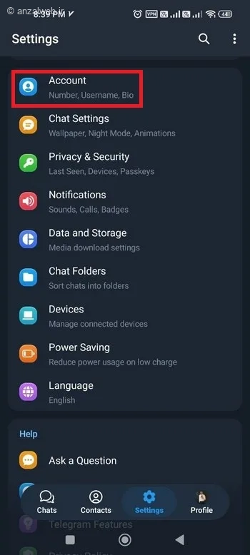 نحوه ورود به Chat Automation در تلگرام