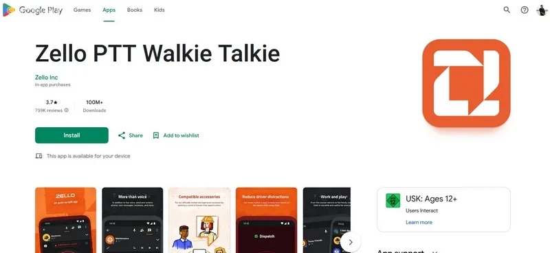 ارتباط صوتی با هم تیمی ها توسط Zello